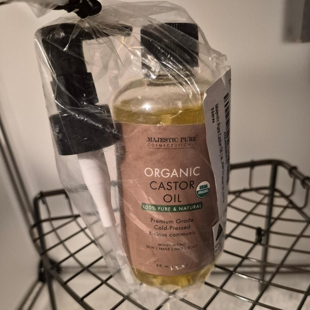 Majestic Pure Organic Castor Oil 8 fl oz #castor #organic